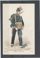 UNIFORMES -ARTILLERIE A PIED 1892 -ILLUSTRÉ PAR TOUSSAINT - Uniforms