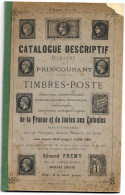 CATALOGUE  Descriptif  Illustré   FRANCE  1894  Edmond FREMY  DOUAI - Frankrijk