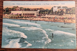 Carte Postale Ancienne Colorisée : Pontaillac Royan - La Plage - Le Sporting - Non Classés