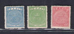 1871 FIJI, Stanley Gibbons N. 10/12 - MH* - Andere & Zonder Classificatie