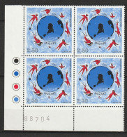 N° 2695 Bicentenaire De La Mort De Mozart : Beau Bloc De 4 Timbres Neuf Impeccable: - Ongebruikt