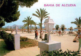 73214932 Bahia De Alcudia Strand Promenade Palmen Bahia De Alcudia - Altri & Non Classificati