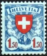 SUISSE ,SCHWEIZ, 1924,  Zu 165,  Mi 196 , YV 210, WAPPENZEICHNUNG, BLASON, Trace De Charnière Minimale - Ungebraucht
