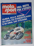 44601 Moto Sport 1974 A. IV N. 22 - Benelli-Guzzi; GP Belgio - Moteurs