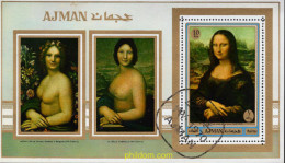 186932 USED AJMAN 1970 PINTURAS DE DESNUDOS - Adschman