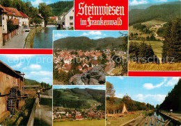 73214893 Steinwiesen Teilansichten Landschaftspanorama Saegewerk Wasserrad Stein - Autres & Non Classés