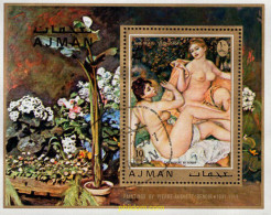 18100 USED AJMAN 1971 DESNUDOS DE RENOIR - Ajman