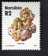 2025397991 1991 SCOTT 688 (XX) POSTFRIS MINT NEVER HINGED - MINERALS & MINES - GOLD - Namibië (1990- ...)