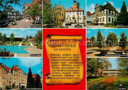 73214878 Bad Muender Hoppemarkt Fachwerkhaeuser Freibad Haus Deisterhort Markt S - Sonstige & Ohne Zuordnung