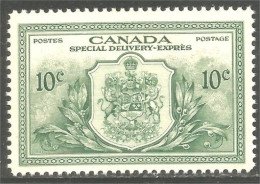 Canada Special Delivery Exprès Peace Issue Emission Paix 10c Vert Green MNH ** Neuf SC (CE-11a) - Exprès