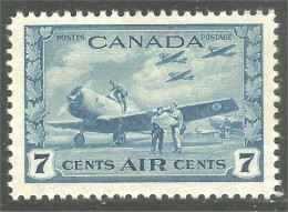 Canada Avion Airplane Flugzeug Aereo 7c Bleu Blue MNH ** Neuf SC (CC-8a) - Luftpost