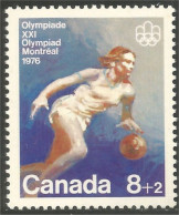 Canada 8c+2c Basketball Jeux Olympiques Montreal 1976 Olympic Games MNH ** Neuf SC (CB-10e) - Basketball