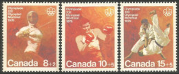 Canada Jeux Olympiques Montreal 1976 Olympic Games MNH ** Neuf SC (CB-07-09a) - Ungebraucht