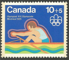 Canada 10c+5c Aviron Rowing Jeux Olympiques Montreal 1976 Olympic Games MNH ** Neuf SC (CB-05a) - Ongebruikt