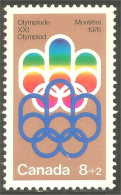 Canada 8c+2c Jeux Olympiques Montreal 1976 Olympic Games MNH ** Neuf SC (CB-01e) - Andere & Zonder Classificatie