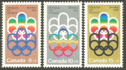 Canada Jeux Olympiques Montreal 1976 Olympic Games MNH ** Neuf SC (CB-01-03c) - Sommer 1976: Montreal