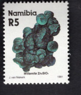 2025398654 1991 SCOTT 689 (XX) POSTFRIS MINT NEVER HINGED - MINERALS & MINES - WILLEMITE - Namibie (1990- ...)