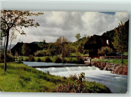 12038807 - Schwarzwald Haeuser Fluss - Hochschwarzwald