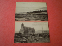 Pléhérel Le Vieux Bourg, La Plage, Chapelle Du Vieux Bourg, Au Loin Cap Fréhel - Altri & Non Classificati