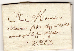 1819  Envoyée De MANE 04  à AIX Pour FABRE Avocat à La Cour Impériale - Other & Unclassified