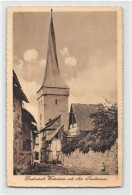 39117207 - Duderstadt. Westerturm Mit Alter Kirche. Feldpost Kleiner Knick Unten Links, Leicht Fleckig, Sonst Gut Erhal - Duderstadt