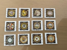 2019, Série Complète Y&T 1777/1788 (57) - Used Stamps