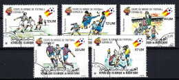 MAURETANIEN Komplettsatz Mi-Nr. 691 - 696 Fußball-Weltmeisterschaft 1982, Spanien Gestempelt - Siehe Bild - Mauritanie (1960-...)