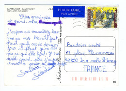 CP Finlande Pour France - Saamelaiset - Timbre 1996 - Usados