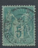 Lot N°83264   N°75, Oblitéré Cachet à Date De PARIS "Bt VOLTAIRE" - 1876-1898 Sage (Type II)