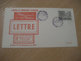 LISBOA 1977 Curiosidades Filatelicas Luftpost Air Mail Cancel Cover PORTUGAL - Flugzeuge