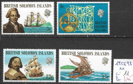 SALOMON 195 à 98 ** Côte 11 € - British Solomon Islands (...-1978)