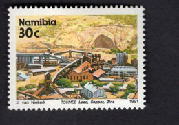 2025399839 1991 SCOTT 681 (XX) POSTFRIS MINT NEVER HINGED - MINERALS & MINES - TSUMEB MINE - Namibia (1990- ...)