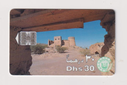 UNITED ARAB EMIRATES - Desert Fort Chip Phonecard - Ver. Arab. Emirate