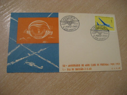 PORTO 1960 Aero Club Clube De Portugal Air Plane FDC Cancel Cover PORTUGAL - Aviones