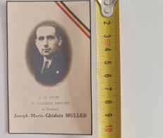 Faire Part  Mr Muller ( 1917 - 1944) - Obituary Notices