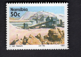 2025400223 1991 SCOTT 685 (XX) POSTFRIS MINT NEVER HINGED - MINERALS & MINES - UIS MINE - Namibië (1990- ...)