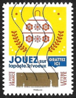 FRANCE 2018 -  YT 1647 - Bonne Année - Timbre à Gratter  - Oblitéré - Used Stamps
