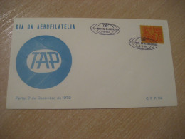 PORTO 1972 TAP Airline Dia Aerofilatelia Air Plane Cancel Cover PORTUGAL - Airplanes