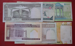 Banknotes IRAN Lot Of 6 - Irán