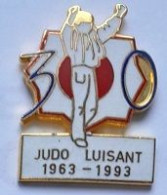 Pin' S  Ville, Sport  30  Ans  Du  Club  De  JUDO  LUISANT  1963 - 1993  ( 28 ) - Judo