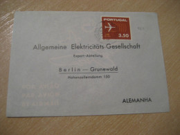 LISBOA 1964 To Berlin Germany TAP Airline Cancel Cover PORTUGAL - Avions