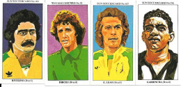 CH06 - IMAGES SOCCER CARDS - DIRCEU - RIVELINO - LEAO - GARRINCHA - Trading Cards