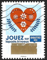 FRANCE 2018 -  YT 1643 - Bonne Année - Timbre à Gratter  - Oblitéré - Used Stamps