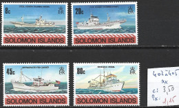 SALOMON 402 à 405 ** Côte 3.50 € - Solomon Islands (1978-...)