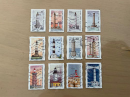 2019, Série Complète Y&T 1753/1764 (58) - Used Stamps