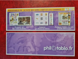 MARQUE PAGE PHILOTABLO LE SITE QUI AIME L'ART ET LES TIMBRES - Historical Documents