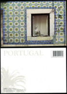 Portugal Carte Postale Postcard Lisbonne Campo De Ourique Façade En Azulejos Et Chat à La Fenêtre - Altri & Non Classificati