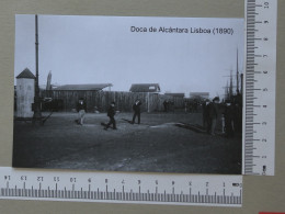 PORTUGAL  - DOCA DE ALCÂNTARA - LISBOA - 2 SCANS  - (Nº59103) - Lisboa