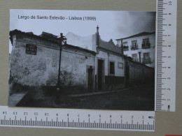 PORTUGAL  - LARGO DE SANTO ESTEVÃO - LISBOA - 2 SCANS  - (Nº59106) - Lisboa