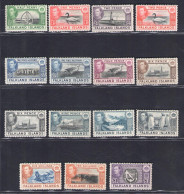 1938-50 Falkland Stanley Gibbons N. 146/163 - Giorgio VI - Animali - MNH** - Other & Unclassified